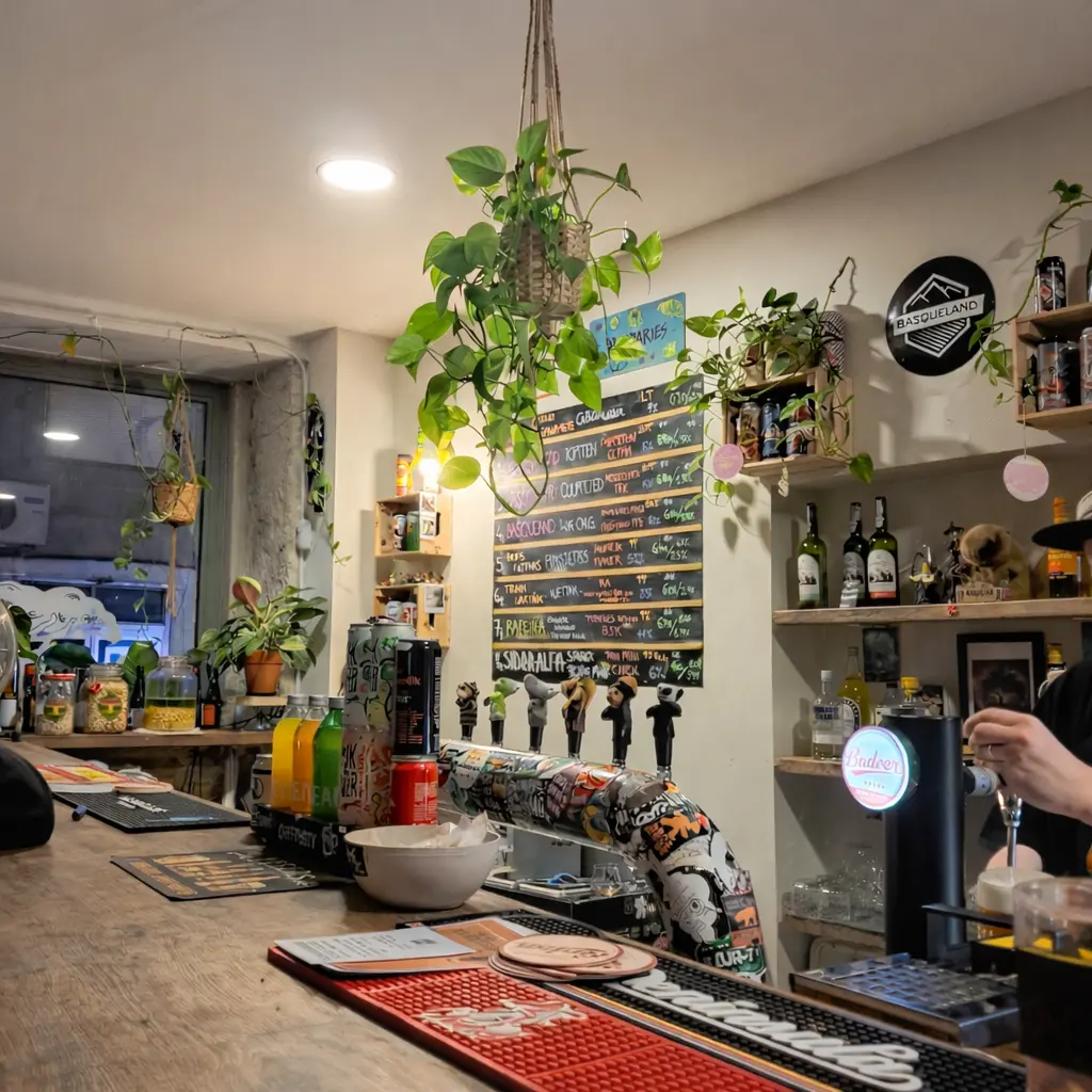 Beer menu, man pouring beer